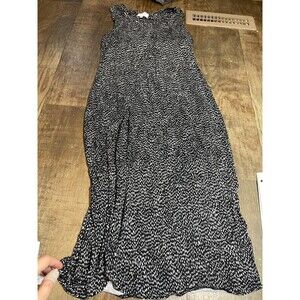 Soma Dress Womens Medium M Sleeveless Black Long